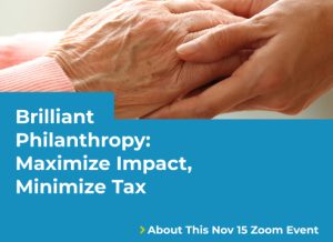 Brilliant Philanthropy: Maximize Impact, Minimize Tax